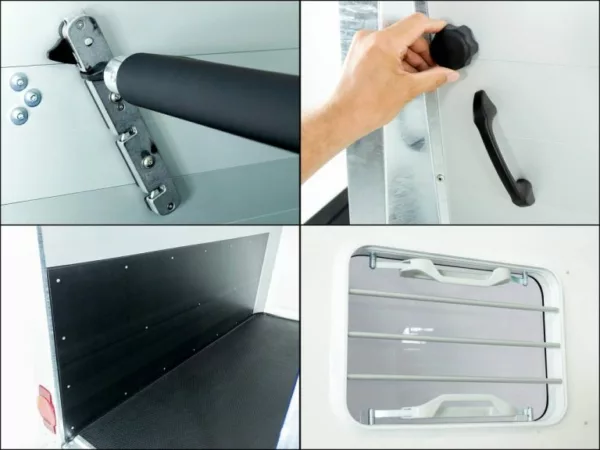 Humbaur Pferdeanhänger XANTHOS AERO 2400|gelb|Alufelgen – Bild 7