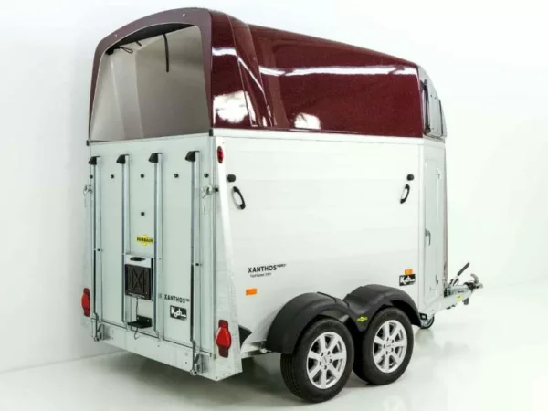 Humbaur Pferdeanhänger XANTHOS AERO 2400|purple red|Alufelgen – Bild 2