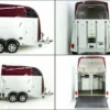 Humbaur Pferdeanhänger XANTHOS AERO 2400|purple red|Alufelgen – Bild 7