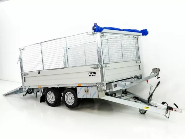 Twintrailer Multi-Heckkipper TT30-30 3,0t|120cm|Tandem|Netz – Bild 4
