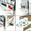 Vezeko Baumaschinenanhänger BA 155x360cm 3,5t|SB|Schwenk-Rampen|grau – Bild 6