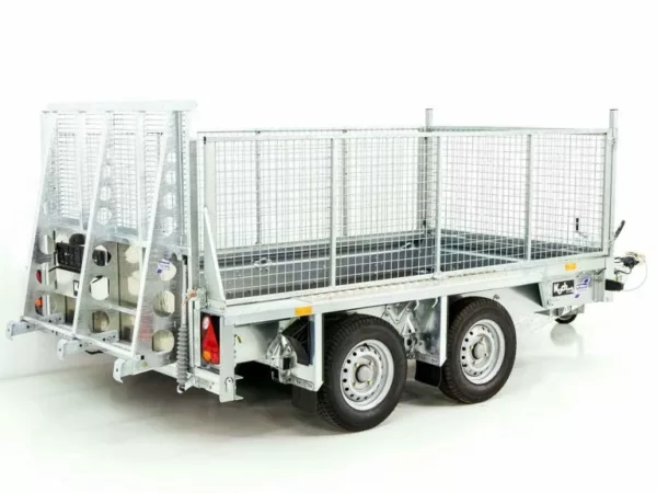Ifor Williams Baumaschinenanhänger GX105 2,7t|Auffahrrampe| Gitter – Bild 2