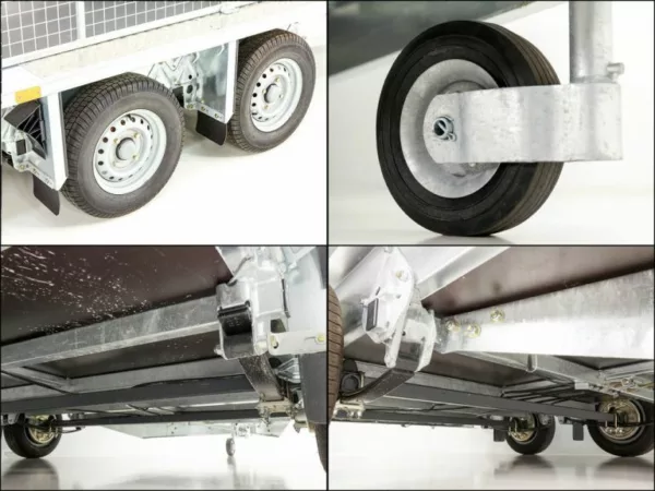 Ifor Williams Baumaschinenanhänger GX105 2,7t|Auffahrrampe| Gitter – Bild 6