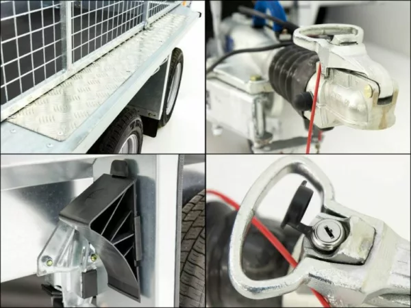 Ifor Williams Baumaschinenanhänger GX105 2,7t|Auffahrrampe| Gitter – Bild 7