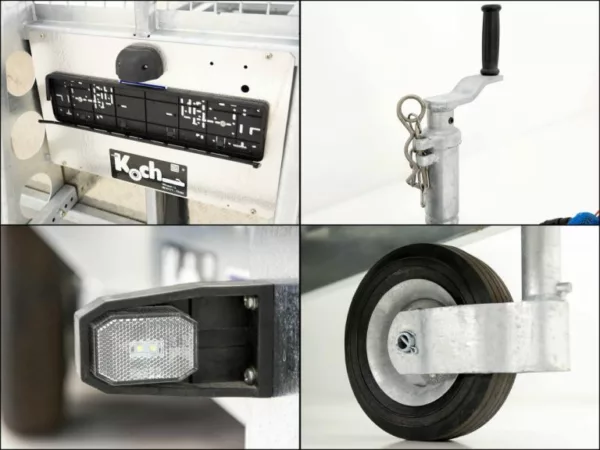 Ifor Williams Baumaschinenanhänger GX105 2,7t|Auffahrrampe| Gitter – Bild 8