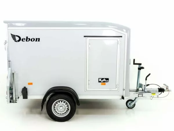 Debon Kofferanhänger DK R255 125x255cm H:156cm|grau  4 Stück weiß – Bild 4