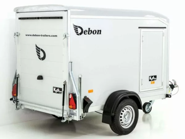 Debon Kofferanhänger DK R255 125x255cm H:156cm|grau  4 Stück weiß – Bild 5