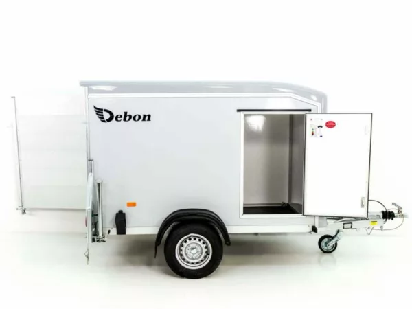 Debon Kofferanhänger DK R255 125x255cm H:156cm|grau  4 Stück weiß – Bild 6