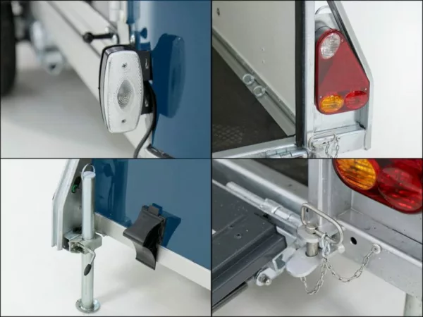 Debon Kofferanhänger DK Vollpoly  H:160cm|neues Modell|blau – Bild 6