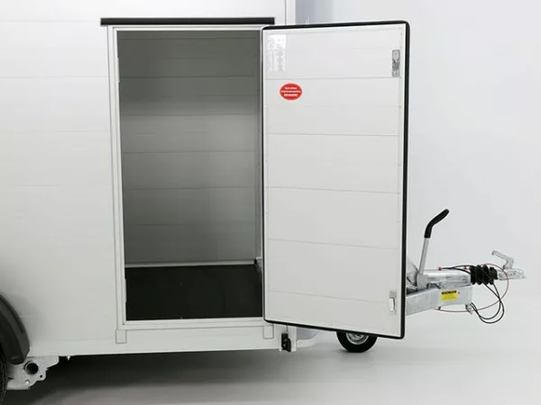 Debon Kofferanhänger Cargo  H:190cm 1,3t|Alu, Polybug|Tür|blau – Bild 4