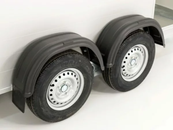 Debon Kofferanhänger Cargo  H:200cm 2,0t|Alu|Polybug|Tür|blau – Bild 18