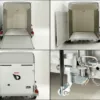 Debon Kofferanhänger Cargo  H:200cm 2,6t|Alu|Polybug|Tür|schwarz – Bild 11