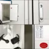 Debon Kofferanhänger Cargo  H:200cm 2,6t|Alu|Polybug|Tür|schwarz – Bild 9