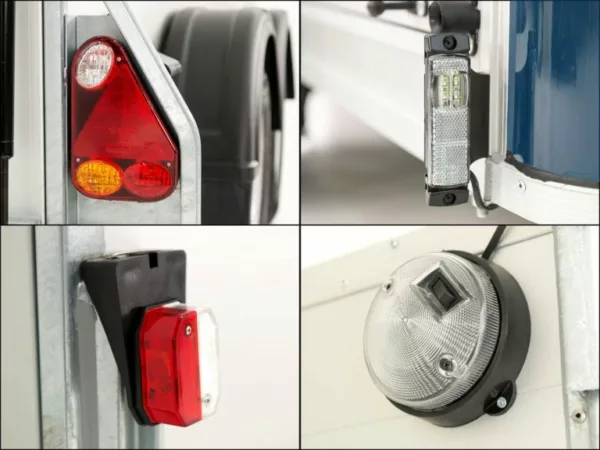 Debon Kofferanhänger Cargo  H:200cm 2,0t|Alu|Polybug|Tür|schwarz – Bild 14