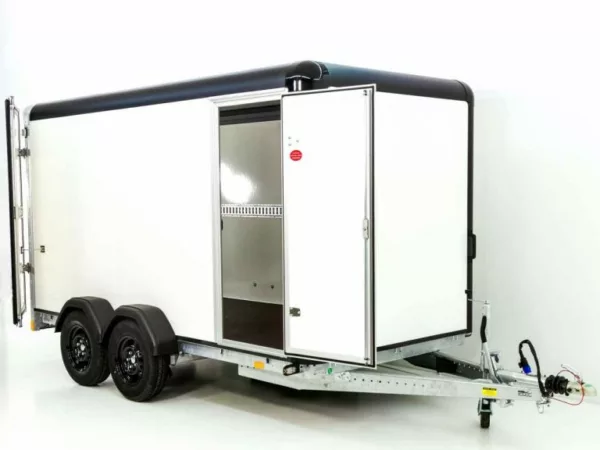 Henra Kofferanhänger Boxvan black 183x365cm H:190 2,7t|Türe – Bild 2