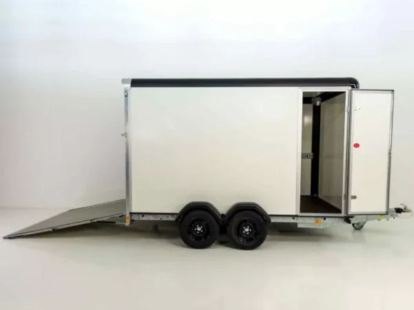 Henra Kofferanhänger 183x365cm H:220 3,5t|Rampe| Türe – Bild 4