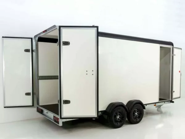 Henra Kofferanhänger Boxvan black 183x365cm H:220 2,7t|Türe – Bild 2