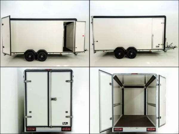 Henra Kofferanhänger Boxvan black 183x365cm H:220 2,7t|Türe – Bild 6