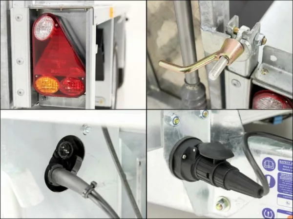 Ifor Williams Baumaschinenanhänger GX105 HD 3,5t|Auffahrrampe|Gitter – Bild 9