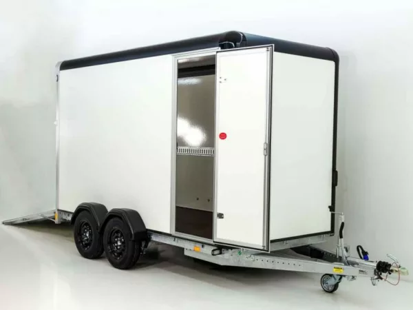 Henra Kofferanhänger Boxvan black  H:220cm 2,7t|Rampe Türe – Bild 3