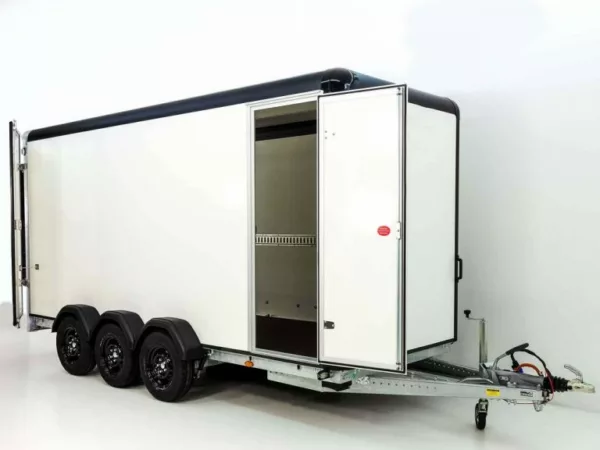 Henra Kofferanhänger Boxvan black H:220 3,5t |Tridem|Türe – Bild 4