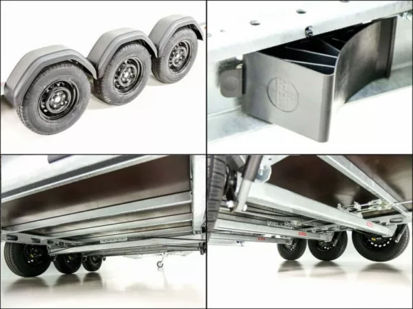 Henra Kofferanhänger Boxvan black H:220 3,5t |Tridem|Türe – Bild 6