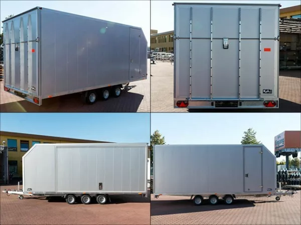 Vezeko Autotrailer Cargo Race Master  H210cm 3,5t|E-Winde|silber – Bild 6