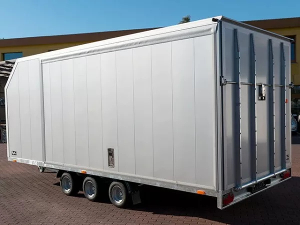 Vezeko Autotrailer Cargo Race Master  H210cm 3,5t|E-Winde|silber – Bild 2