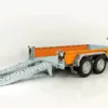 Vezeko Baumaschinenanhänger BA  3,5t|SB|Schwenk-Rampen|orange