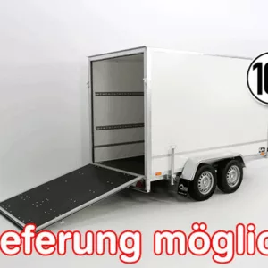 Kofferanhänger BK 146x304cm Höhe:180cm 2,7t|Rampe