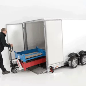 Vezeko Koffer-Absenkanhänger Höhe:190cm 2,7t|weiß