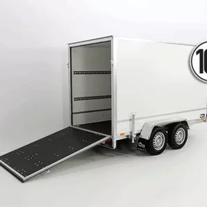 Kofferanhänger BK 146x305cm Höhe:210cm 2,0t|Rampe