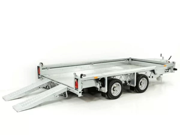 Ifor Williams Baumaschinenanhänger GX126 3,5t|Skids|Alu