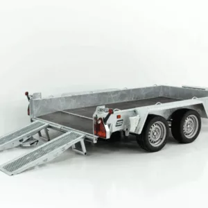 Variant Baumaschinenanhänger Maxi Load 161×305 3,5t|Skids|Beavertail Heck