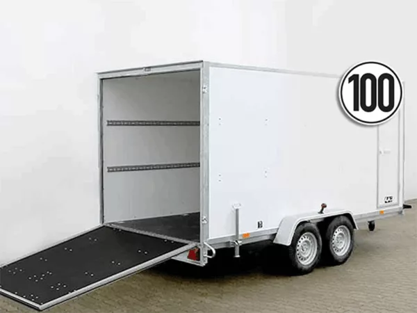 Kofferanhänger BK  Höhe:190cm 2,7t|100km/h|Rampe