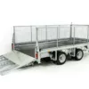 Ifor Williams Baumaschinenanhänger GX126 3,5t|Rampe|Gitteraufsatz