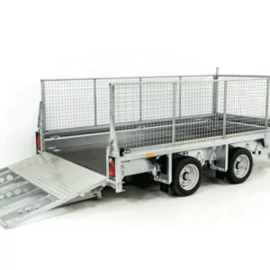 Ifor Williams Baumaschinenanhänger GX126 3,5t|Rampe|Gitteraufsatz
