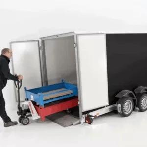 Vezeko Koffer-Absenkanhänger Höhe:210cm 2,7t|schwarz