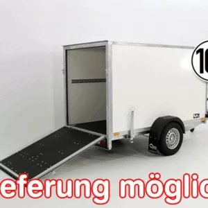 Kofferanhänger BK 130x264cm Höhe:150cm 1,3t|Rampe