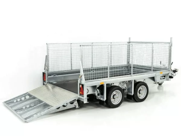 Ifor Williams Baumaschinenanhänger GX105 HD 3,5t|Auffahrrampe|Gitter