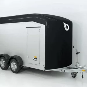 Debon Kofferanhänger Cargo H201 2,6t|Alu|Polybug|Tür|schwarz