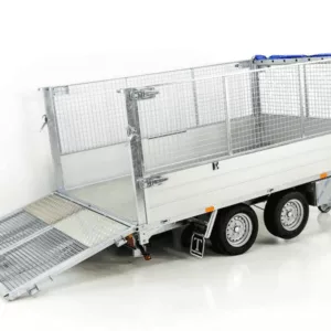 Twintrailer Multi-Heckkipper TT30-30 3,0t|120cm|Tandem|Netz