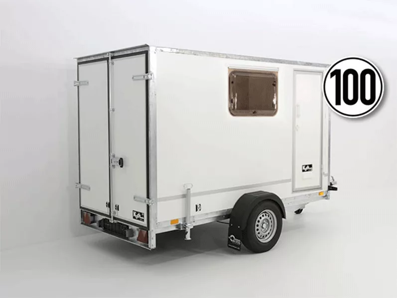 Kofferanhänger BK 146x304cm Höhe:180 1,3t|Seiten-Tür