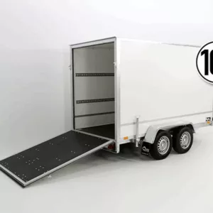 Kofferanhänger BK 146x304cm Höhe:180cm 2,0t|Rampe