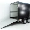Vezeko Kofferanhänger VK Sandwich Black 2,7t|Rampe|Tür|Schräge