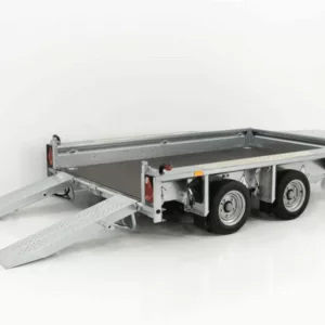 Ifor Williams Baumaschinenanhänger GX105 HD 3,5t|Auffahrschienen