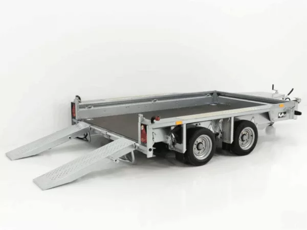 Ifor Williams Baumaschinenanhänger GX105 HD 3,5t|Auffahrschienen