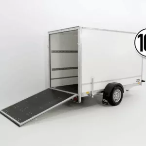 Kofferanhänger BK 146x304cm Höhe:180cm 1,3t|Rampe