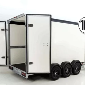 Henra Kofferanhänger Boxvan black H:220 3,5t |Tridem|Türe