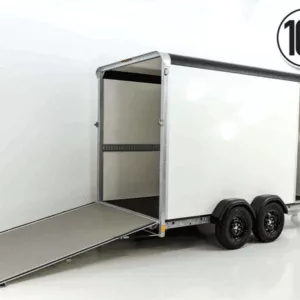 Henra Kofferanhänger Boxvan black H:220cm 2,7t|Rampe Türe